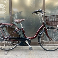 電動自転車 3569 ヤマハ PASナチュラ 26インチ ブラウンの画像