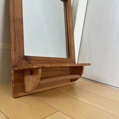 鏡　タオルバー付　の画像