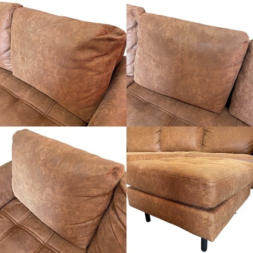 ジャーナルスタンダードファニチャー PSFカウチソファ オットマン付き JOURNAL STANDARD FURNITURE 