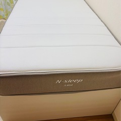 ヤマダ電機 ベッドフレーム YSF2000 シングル 収納付きN~sleepマットレス付き の画像
