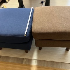 美品　オットマン2個セットの画像