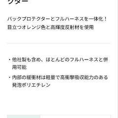 バックプロテクターですの画像