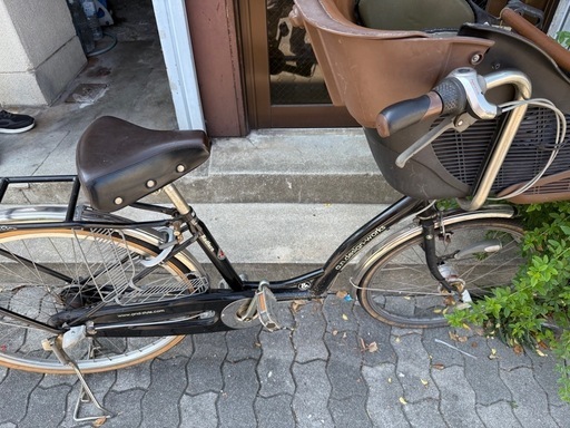 a.n.design-works製　シティサイクル（ママチャリ）チャイルドシート付き