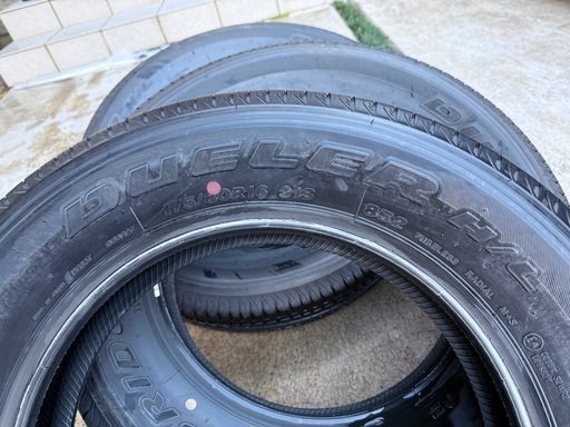 極上 新車外し 新車外し BS デューラー H/L 852 175/80R16 4本