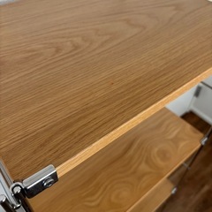 無印良品　ステンレスユニットシェルフ　オーク材棚セット　中の画像