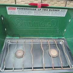 コールマン　ガスコンロ　バーベキュー　BBQ パワーハウスLP ツーバーナーストーブ　ツーバーナーコンロの画像