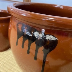 甕(かめ)、壺(つぼ)、漬物や和風インテリアに
の画像