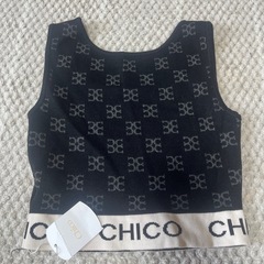 chicoニットタンクトップの画像