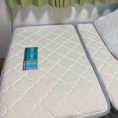 折りたたみ マットレス 三つ折り ポケットコイル シングル　ZH133P3の画像