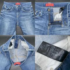 レッドカード RED CARD デニムパンツ ジーンズ ウォッシュ加工 SIZE 24　26404　レディースパンツ　の画像