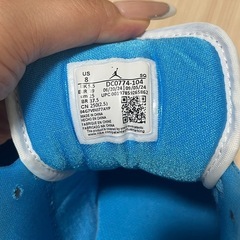 NIKE ナイキ エアジョーダン ロー パウダーブルー 25.0cmの画像