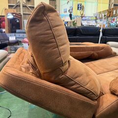 【愛品館八千代店】関家具　電動リクライニングカウチソファ　レザーテックスの画像