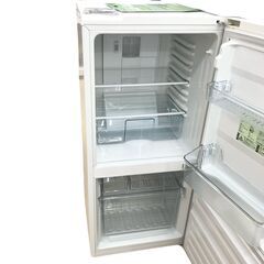 【ドリーム池田店】ツインバード　110L/2ドア冷蔵庫　HR-F911　2020年製　注：トレイにヒビ有　IKX-475の画像