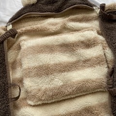 抱っこ紐ケープ もこもこ 冬用 の画像
