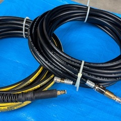 高圧洗浄機ケルヒャーK5用　丈夫な軟質工業系ゴムホーススイベル（より戻し）付き　その他付属品の画像
