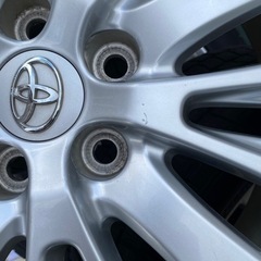 トヨタ 20系 アル:ヴェル後期 純正18インチ4本ホイールタイヤセットの画像