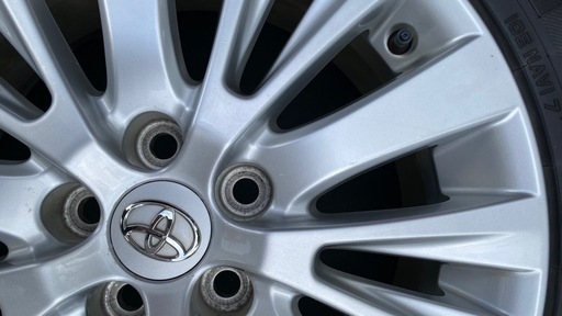 トヨタ 20系 アル:ヴェル後期 純正18インチ4本ホイールタイヤセット