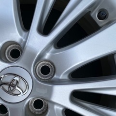トヨタ 20系 アル:ヴェル後期 純正18インチ4本ホイールタイヤセットの画像