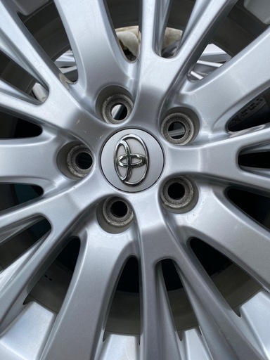 トヨタ 20系 アル:ヴェル後期 純正18インチ4本ホイールタイヤセット
