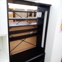 リユースのサカイ太田店★ジモティ割あり★  ラック ブラック H180.5×D33×W85 クリーニング済み OJ10580の画像