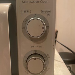 電子レンジ　またまだ使えます　ターンテーブル式の画像