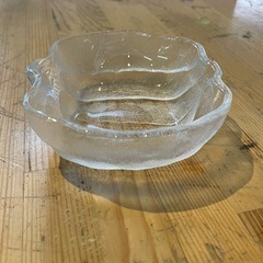 【引き取り限定】中古品　小鉢　ガラス製　かぼちゃ　パンプキンの画像