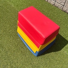 室内用クッション跳び箱3段の画像