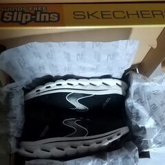 スケッチャーズ スリップインズ 26cm GO WALK GLIDE-STEP 2.0-ZANDER BLACKWHITEの画像