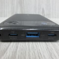 ( M-776 )モバイルバッテリー Anker Power Bank 10000mAh A1257 USB Type-C ブラック 黒 PSEマーク認証 中古 動作確認済みの画像