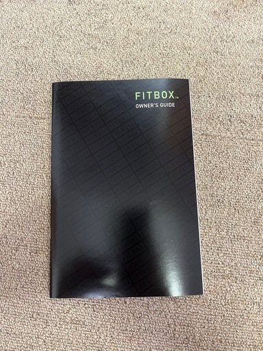 【美品】FITBOX 専用マット 説明書 付属品付き