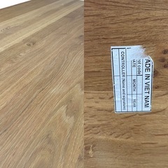 ダイニングテーブル オーク LIVING TABLE ナチュラル 北欧の画像