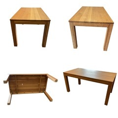 ダイニングテーブル オーク LIVING TABLE ナチュラル 北欧の画像