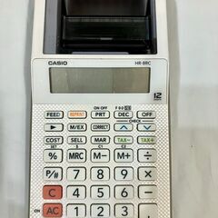 Casio カシオ HR-8RC プリンター電卓 ハンディタイプ プリンター 電卓の画像