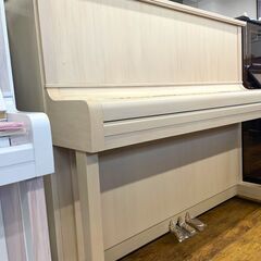 リフレッシュ済み中古ピアノ　KAWAI　カワイ　KU1D 木目艶消し　ライトオークの画像