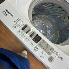 【広島石内店】ジモティ割あり！！ハイセンス/５.５kg洗濯機/クリ-ニング済み/HG-6873の画像