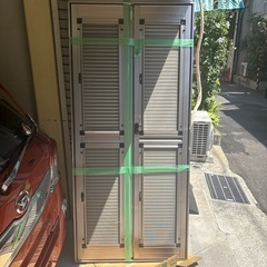 【美品】玄関網戸ルーバーの画像