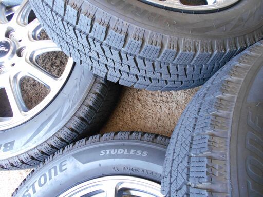 ?美品‼️社外14インチアルミ&スタッドレスタイヤ4本セット☆155/65R14☆14×4.5J☆4×100?