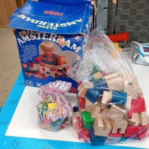 0819-019 HABA社　アムステルダム　積み木166個　スタッフまでお声掛けください