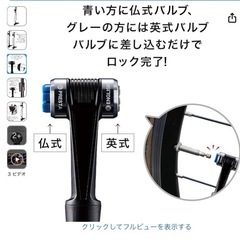  クリックしてフルビューを表示する パナレーサー(Panaracer)のストアを表示 パナレーサー(Panaracer) 自転車 空気入れ ワンタッチ装着 空気圧の調整が可能 全バルブ対応 黒/シルバー アルミ製　使用2回の画像