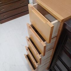【ドリーム尾浜店】5段スリム収納棚　NA　※キズ　スレあり高さ(H)108cm× 幅(W)31cm× 奥行(D)60cmの画像