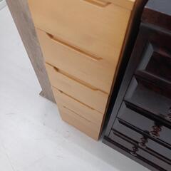 【ドリーム尾浜店】5段スリム収納棚　NA　※キズ　スレあり高さ(H)108cm× 幅(W)31cm× 奥行(D)60cmの画像