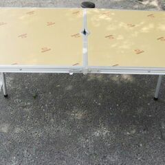 キャンプテーブル ウールリッチ 折りたたみ 大サイズの画像