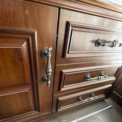 キャビネット　棚　箪笥　レトロ　アンティークの画像