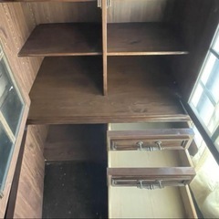 キャビネット　棚　箪笥　レトロ　アンティークの画像