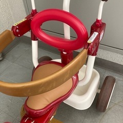 キッズ三輪車　iimo TRICYCLE #02 TYPE SS　【説明書付き】　サンシェード付き　折りたたみ式　ハンドル付き の画像