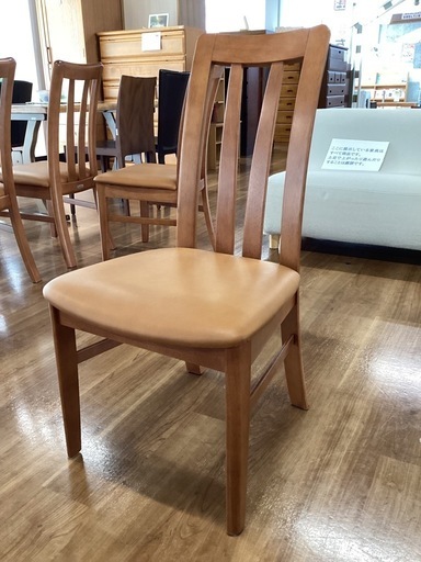 ハイバックダイニングチェアー4脚セット【町田市再生家具】251455　カリモク家具