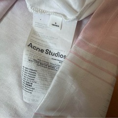 Acne Studios ロゴ ロングスリーブTシャツ　ゲームシャツ　Sの画像