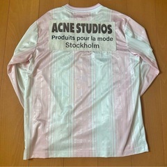 Acne Studios ロゴ ロングスリーブTシャツ　ゲームシャツ　Sの画像