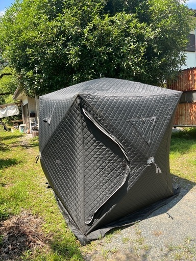 サウナテント＆アウトドアテント 折りたたみ式　（2人用・断熱仕様)