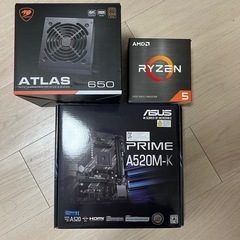 自作pc デスクトップpc　ryzen5 メモリ16GBの画像